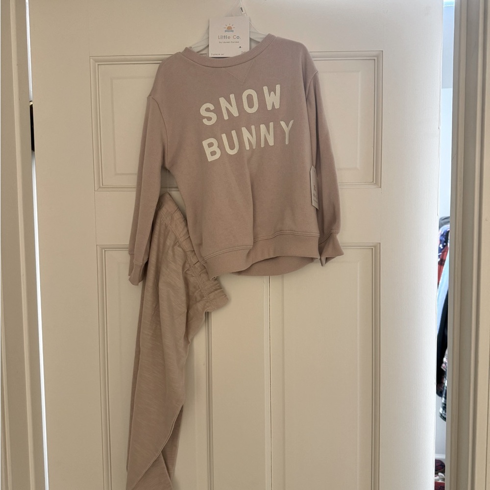 Baby Little Co. By Lauren Conrad Cozy Crew & Pants Set